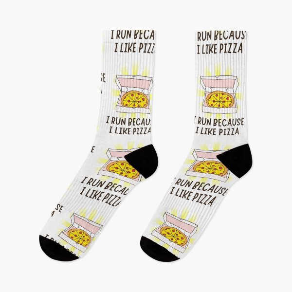 Item preview, I Run Because I Like Pizza designed and sold by BookOfE.
