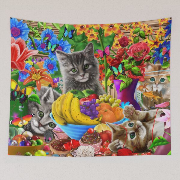 Item preview, Kitten Fun designed and sold by GeraldNewtonArt.
