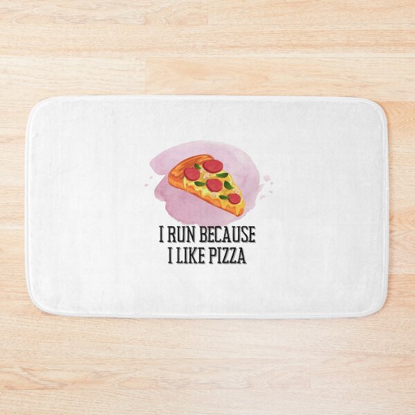 Item preview, I Run Because I Like Pizza designed and sold by BookOfE.