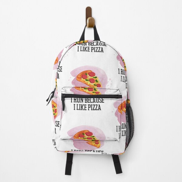 Item preview, I Run Because I Like Pizza designed and sold by BookOfE.