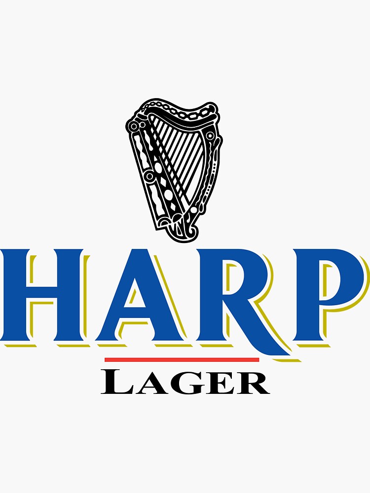"HarpLagerlogo" Sticker for Sale by anjingsantai Redbubble