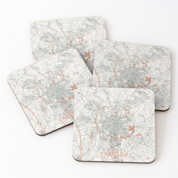 Item preview, Chengdu City Map of Sichuan, China - Bohemian designed and sold by deMAP.
