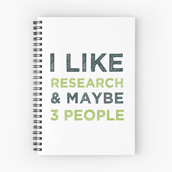 Item preview,  I Like Research And Maybe 3 People  designed and sold by medbdj.