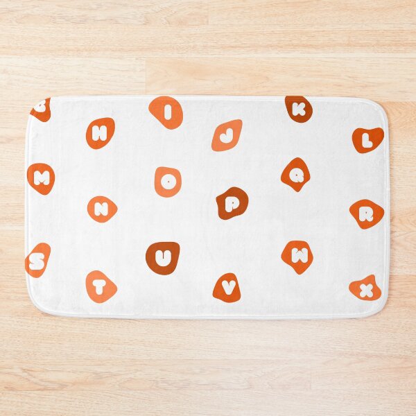 Item preview, Orange Alphabet Letters designed and sold by DonneeCreations.