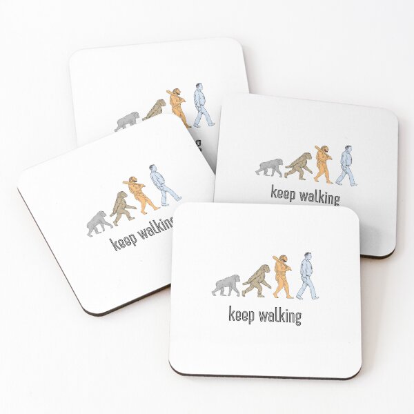 Item preview, Human Evolution Keep Walking designed and sold by kocakashop.