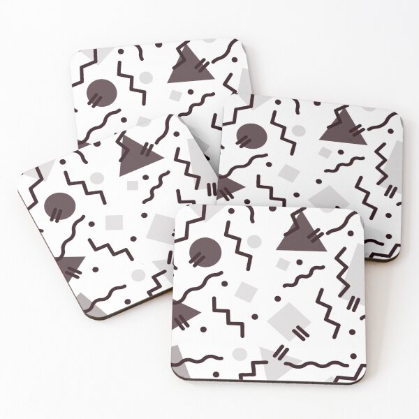 Item preview, Memphis Style - Neutral Colors designed and sold by TotallyRetroArt.