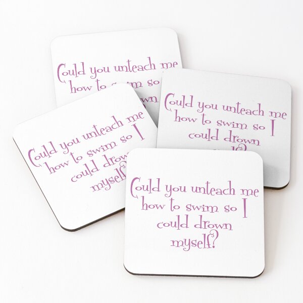 Item preview, Could you unteach me how to swim? - Mrs. Maisel Quote designed and sold by Designer-Drang.