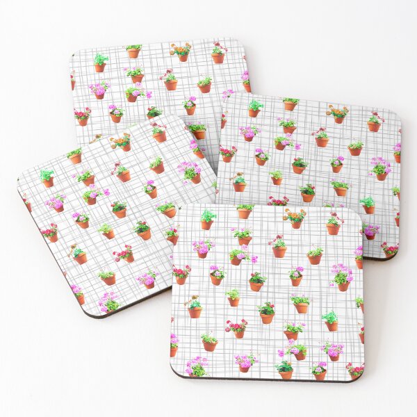 Item preview, Pattern of Flower Pots designed and sold by cesartorresart.