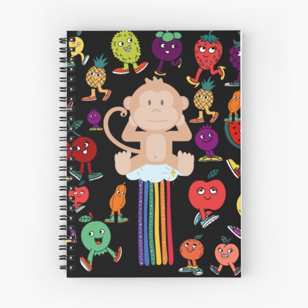 Item preview, Vegetarian monkey rainbow designed and sold by Amanda-1308.