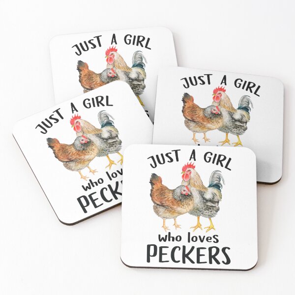 Item preview, Funny Chicken Shirt - Just A Girl Who Loves Peckers designed and sold by SunsetGloww.