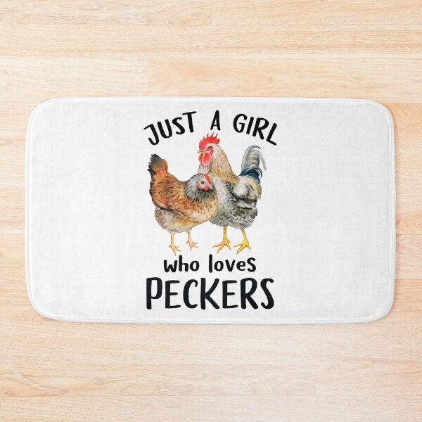 Item preview, Funny Chicken Shirt - Just A Girl Who Loves Peckers designed and sold by SunsetGloww.