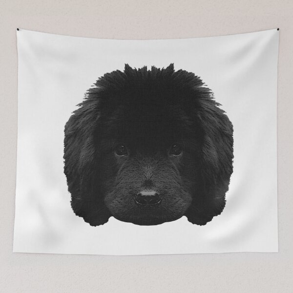 Item preview, Newfoundland pup, cute puppies, dog breeds designed and sold by Kirei-Lily.