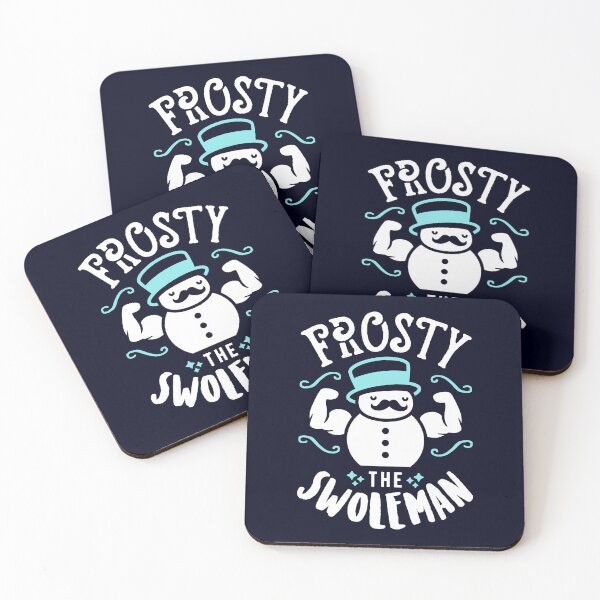Item preview, Frosty The Swoleman (Funny Christmas Gym Fitness) designed and sold by Brogress Project.