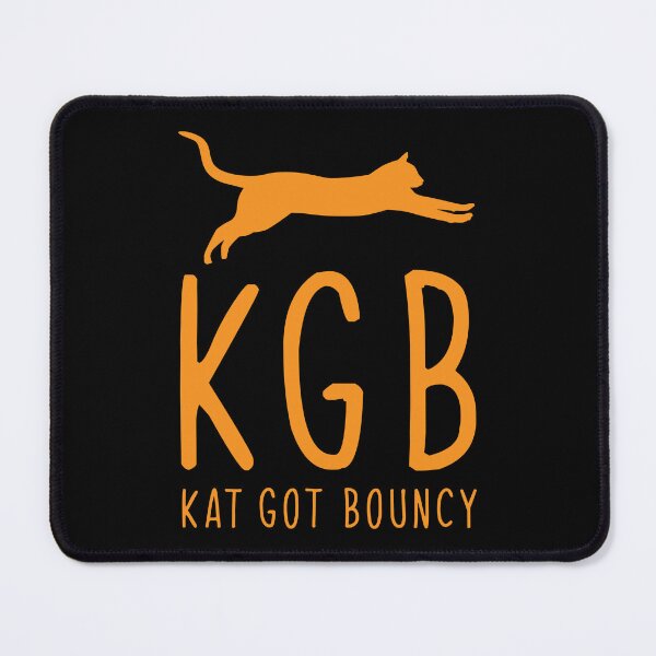 Item preview, KGB kat got bouncy - orange designed and sold by WilliamsGFX.