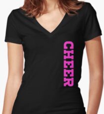 Cheer Fitted V-Neck T-Shirt