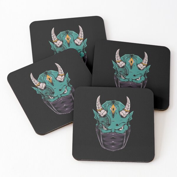 Item preview,  Oni Ninja Dark Mask Horns Third Eye Warrior designed and sold by BakaOutfit.