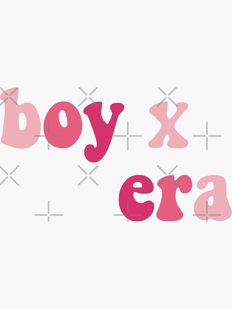 "boy x era Tate McRae" Sticker by ellexquarius Redbubble