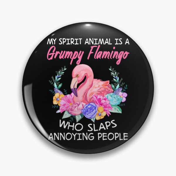 Artikelvorschau, Mein Seelentier ist ein mürrischer Flamingo entworfen und verkauft von SunsetGloww.