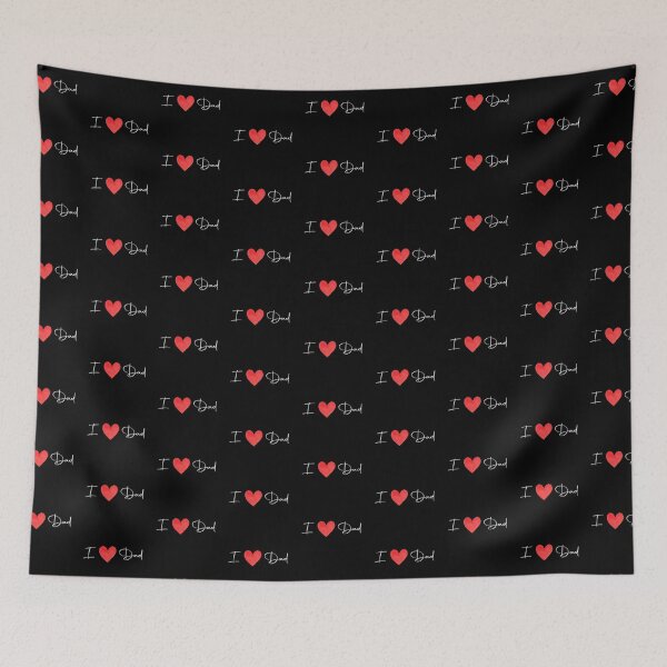 Item preview, Love you Dad (black) designed and sold by Nikmay Design.