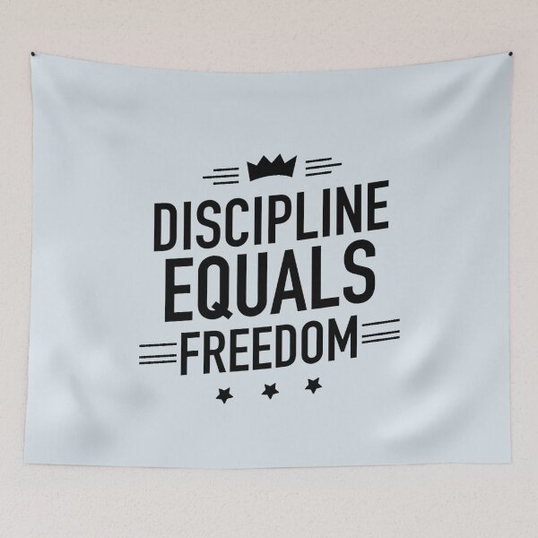Item preview, Discipline Equals Freedom - Motivational designed and sold by Dip-Art.