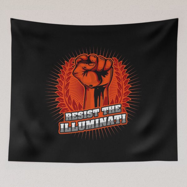 Item preview, Resist The Illuminati New World Order designed and sold by HandTs Shop.