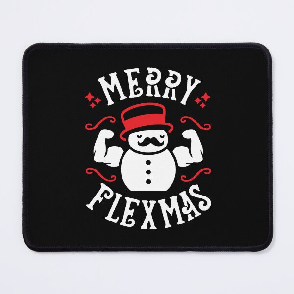 Item preview, Merry Flexmas (Funny Christmas Gym Pun) designed and sold by Brogress Project.