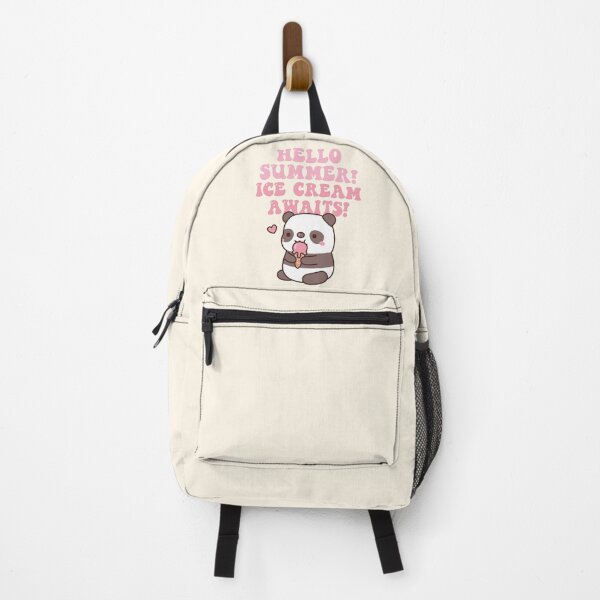 Item preview, Cute Panda Hello Summer Ice Cream Awaits designed and sold by rustydoodle.