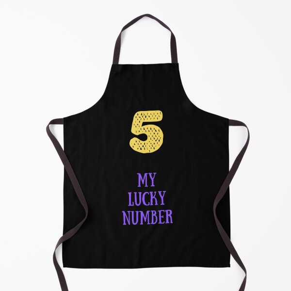 Item preview, 5 My Lucky Number Sticker designed and sold by dianesandraon.