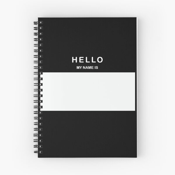 Item preview, Hello My Name Is Sticker Black designed and sold by DeliveryGeorge.