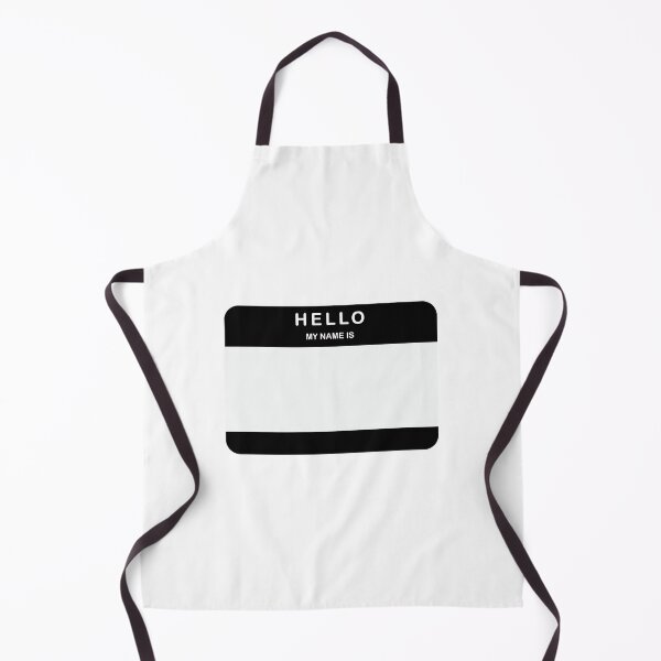Item preview, Hello My Name Is Sticker Black designed and sold by DeliveryGeorge.
