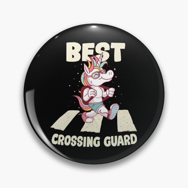 Item preview, Crossing Guard Unicorn Cartoon designed and sold by MrEddie10.