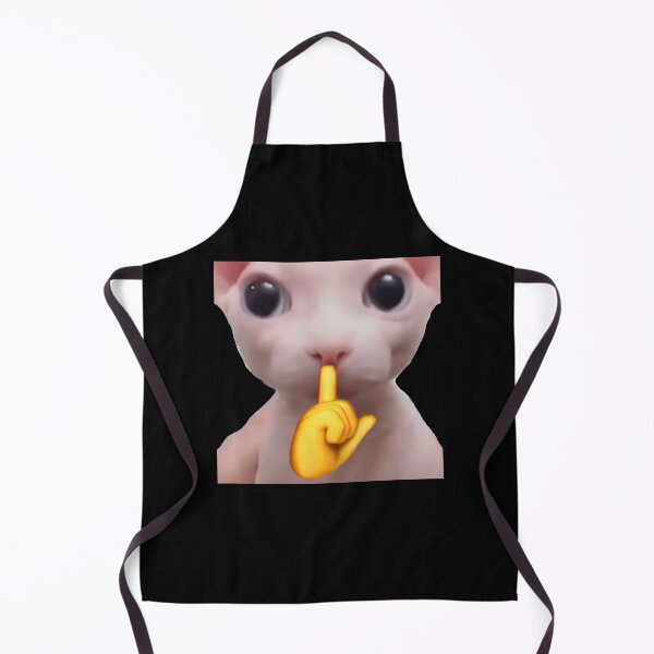 Item preview, HD Bingus Shushing Cat Face Meme  designed and sold by fomodesigns.