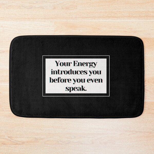 Item preview, Your Energy introduces you before you even speak. designed and sold by PostiveText.