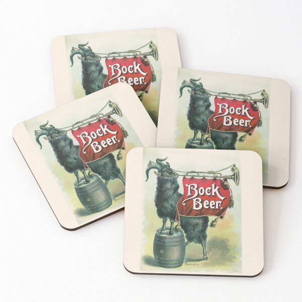 Item preview,  Vintage Art Print, Bock Beer, Banner Bock ,Bock Beer designed and sold by TeeARTHY.