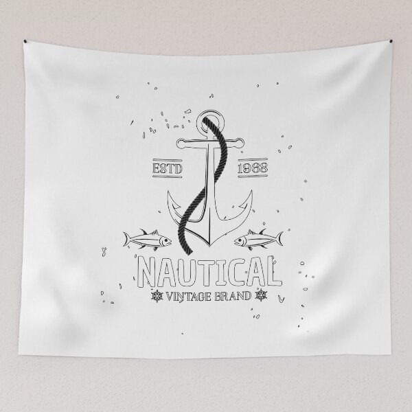 Item preview, Sailor love nautical white ink  designed and sold by gangglamour.
