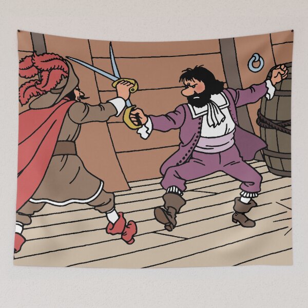 Item preview, The Captain and the Pirate designed and sold by BrigitteCooper.
