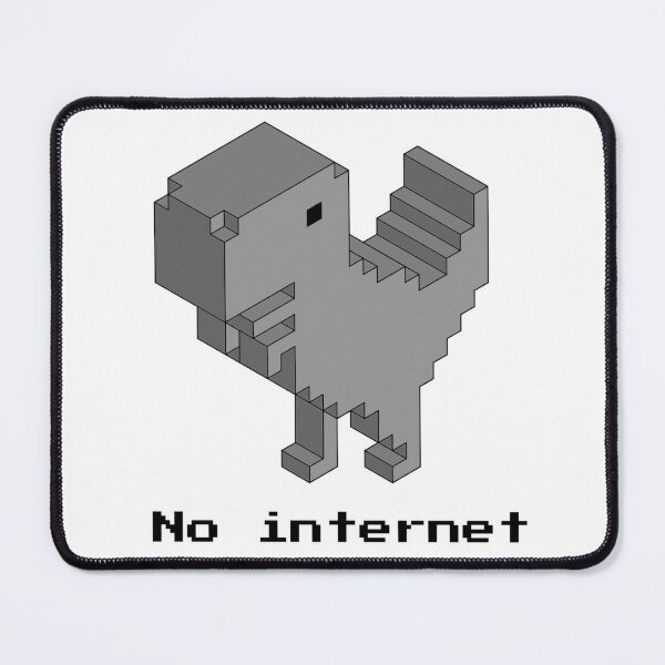 no internet dinosaur game Sticker for Sale by SWGAVA