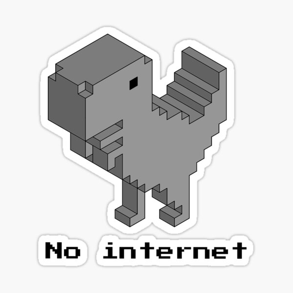 No Internet Dino (colored version)