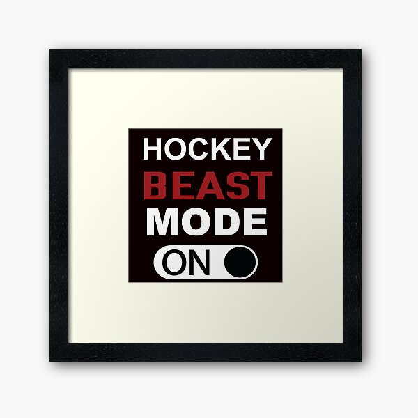 Item preview, Hockey Beast Mode activé, hockey drôle, amour du hockey designed and sold by Aerial Addicts.