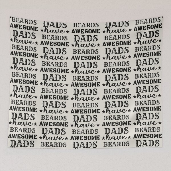 Item preview, Awesome Dads Have Beards Black Text Design, Great Design For Cool Dads, Perfect For Father's Day designed and sold by TrulyEpoque.