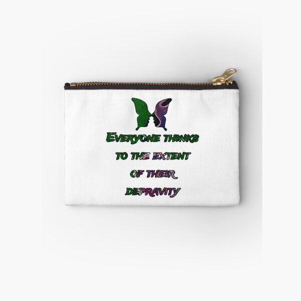 Item preview, Everyone thinks to the extent of their depravity., words with pattern by Marina Daniluka designed and sold by MariDaniArt.