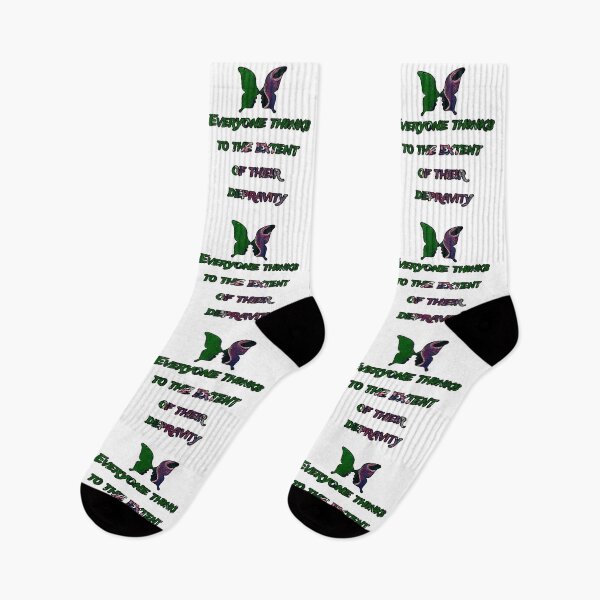 Item preview, Everyone thinks to the extent of their depravity., words with pattern by Marina Daniluka designed and sold by MariDaniArt.