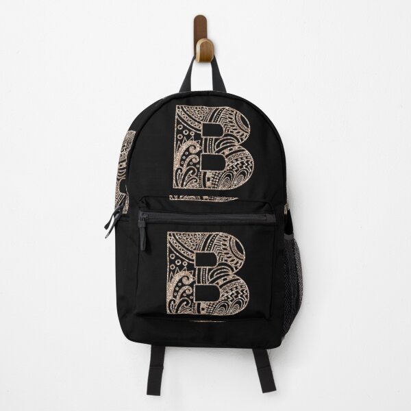 Item preview, Floral Mandala Monogram B | Mandala Monogram B designed and sold by ModernStyleBoho.