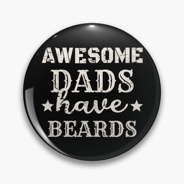 Item preview, Distressed Style Awesome Dads Have Beards White Text Design, Great Design For Cool Dads, Perfect For Father's Day designed and sold by TrulyEpoque.
