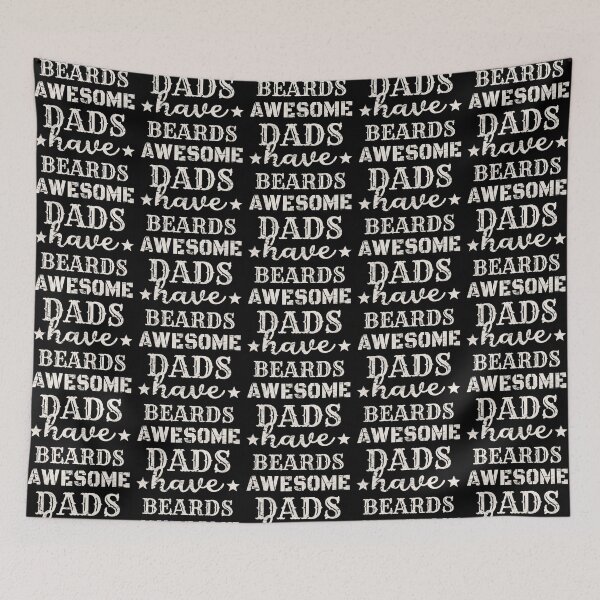 Item preview, Distressed Style Awesome Dads Have Beards White Text Design, Great Design For Cool Dads, Perfect For Father's Day designed and sold by TrulyEpoque.