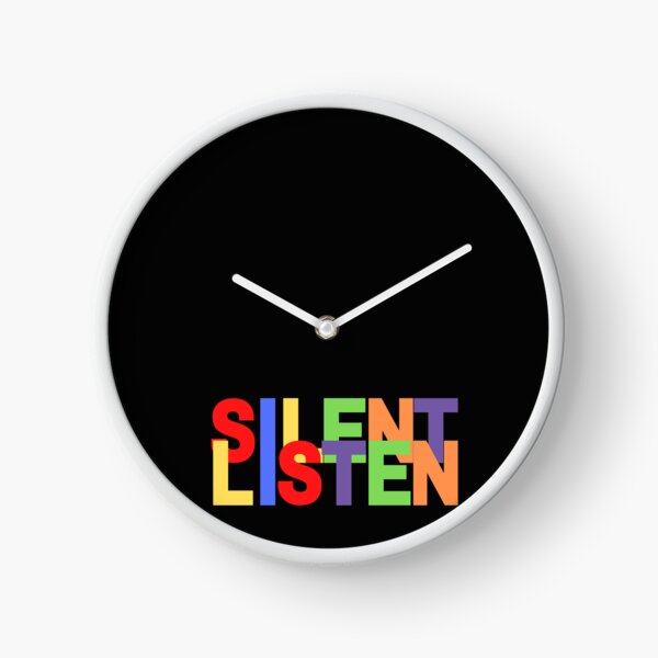 Item preview, Listen and Silent. Same Letters and Colors Design. designed and sold by GEM STYLE.