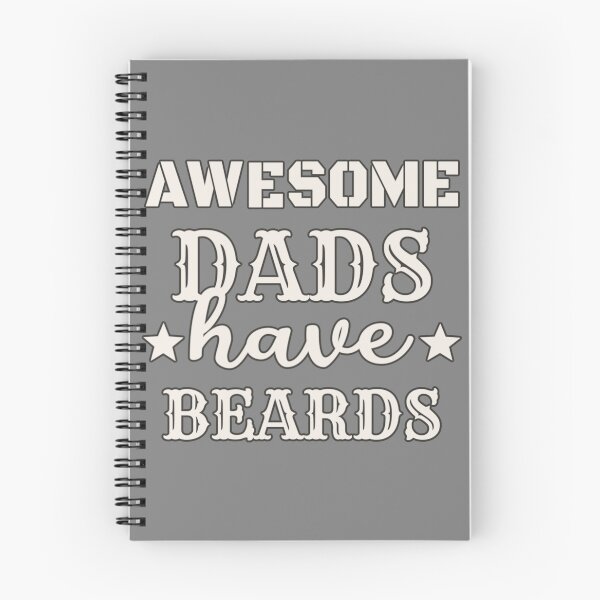 Item preview, Awesome Dads Have Beards White Text Black Stroke Design, Great Design For Cool Dads, Perfect For Father's Day designed and sold by TrulyEpoque.