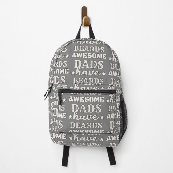 Item preview, Awesome Dads Have Beards White Text Black Stroke Design, Great Design For Cool Dads, Perfect For Father's Day designed and sold by TrulyEpoque.