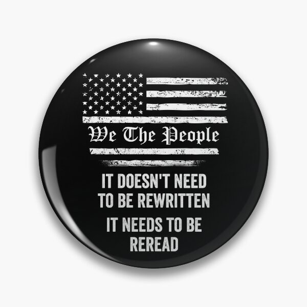 Item preview, Vintage American Flag It Needs To Be Reread We The People designed and sold by Amineharoni.