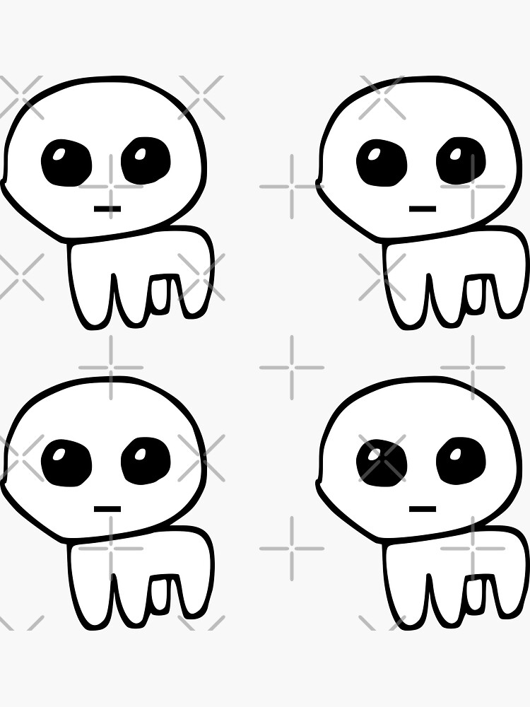 Thumbnail 3 of 3, Sticker, TBH Creature pack / Autism creatures Yippee designed and sold by Borg219467.